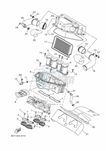 MT-10 MTN1000 (B5Y6) drawing INTAKE