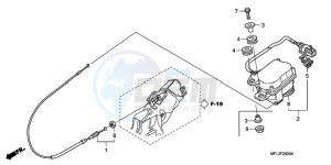 CBR1000RR9 BR / HRC MME - (BR / HRC MME) drawing SERVO MOTOR