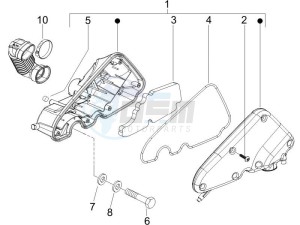 Zip 50 4T drawing Air filter