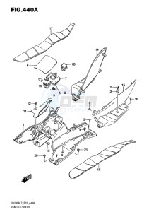 UH200 ABS BURGMAN EU drawing REAR LEG SHIELD