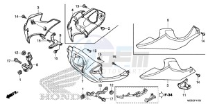 NC700SAC drawing UNDER COWL