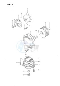 DR650 (E4) drawing OIL PUMP