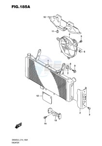 SV650S EU drawing RADIATOR