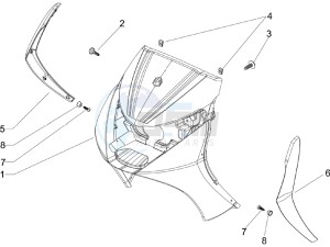 Beverly 250 (USA) USA drawing Front shield