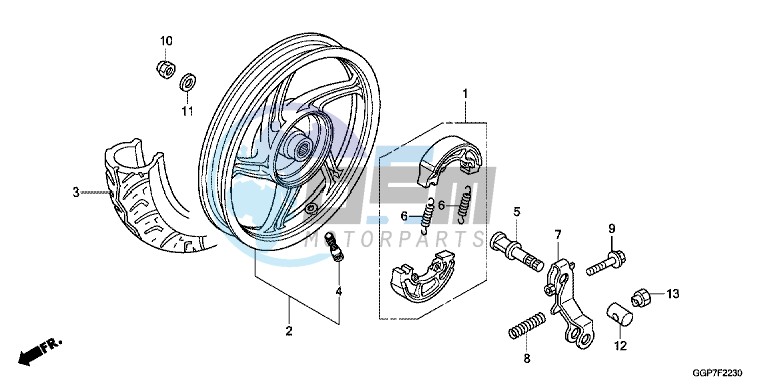 30 REAR WHEEL