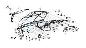 HD 2 125 drawing FR PLATE / INDICATORS / INNER LEG SHIELD