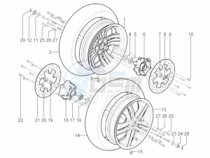 MP3 300 YOUrban ERL drawing Front wheel