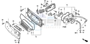 FJS600A SILVER WING drawing AIR CLEANER