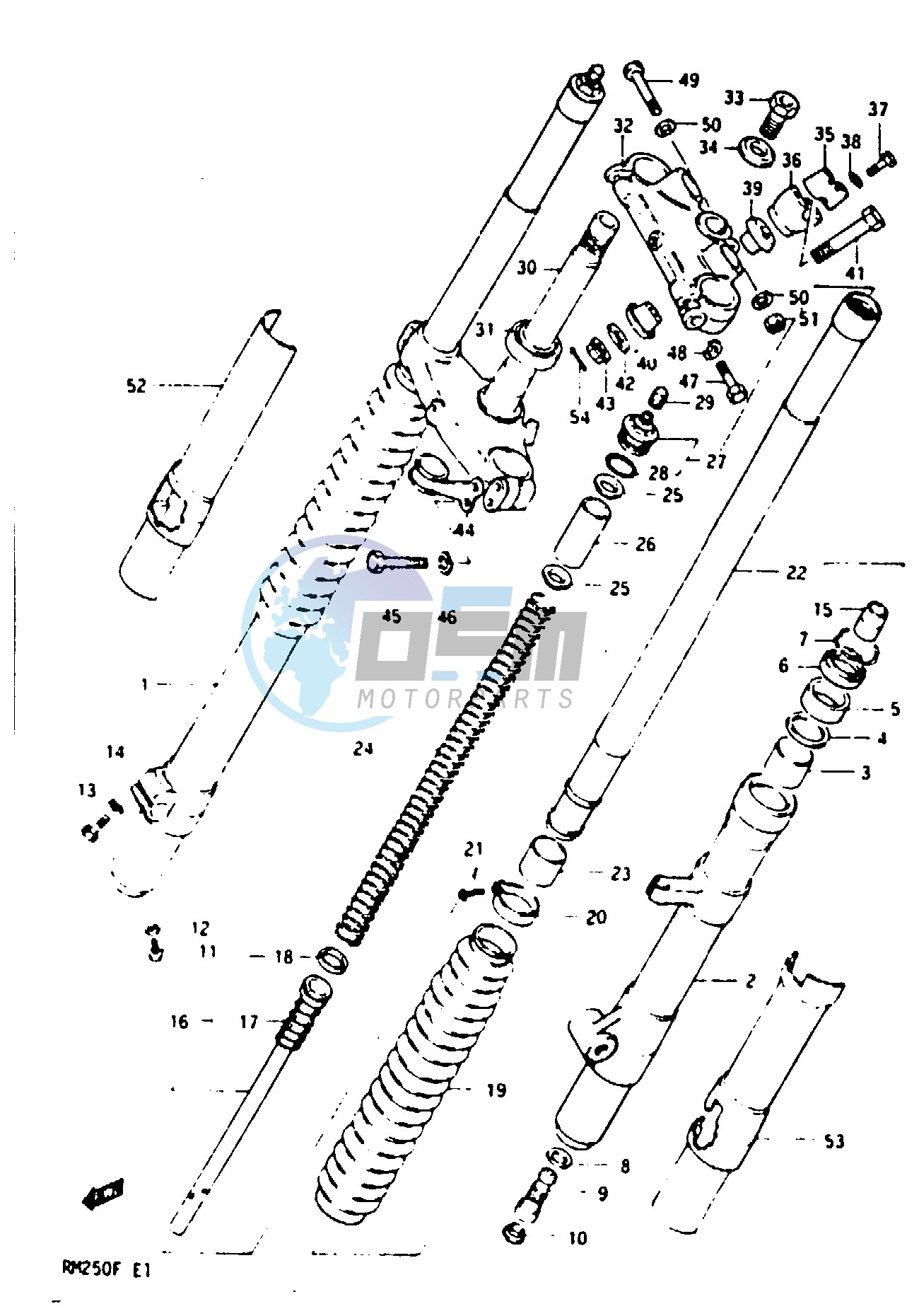 FRONT FORK (MODEL E)