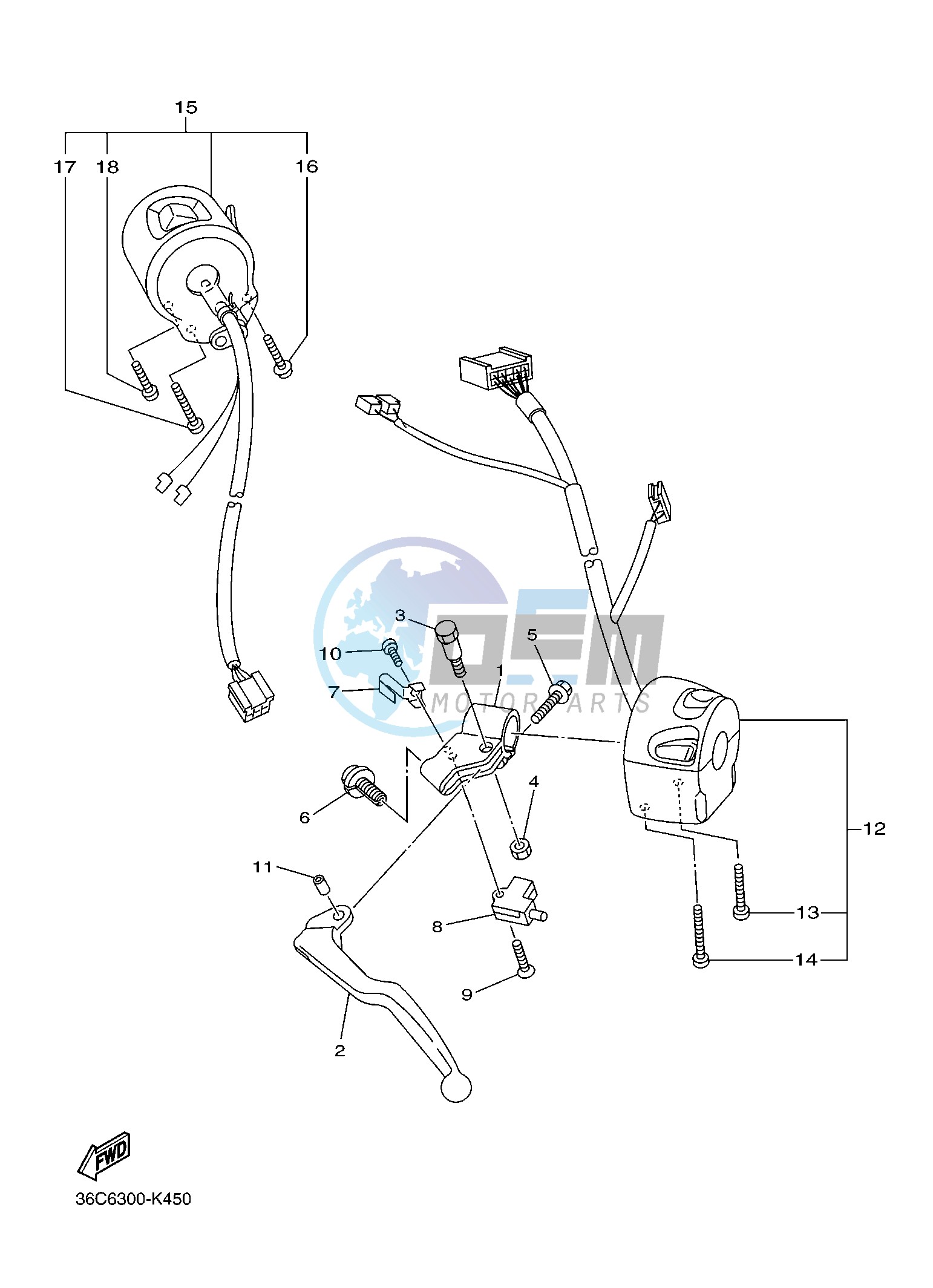 HANDLE SWITCH & LEVER