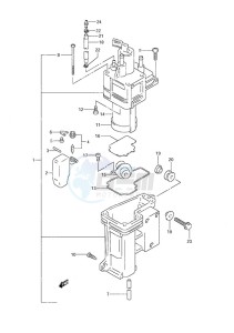 DF 40 drawing Fuel Vapor Separator