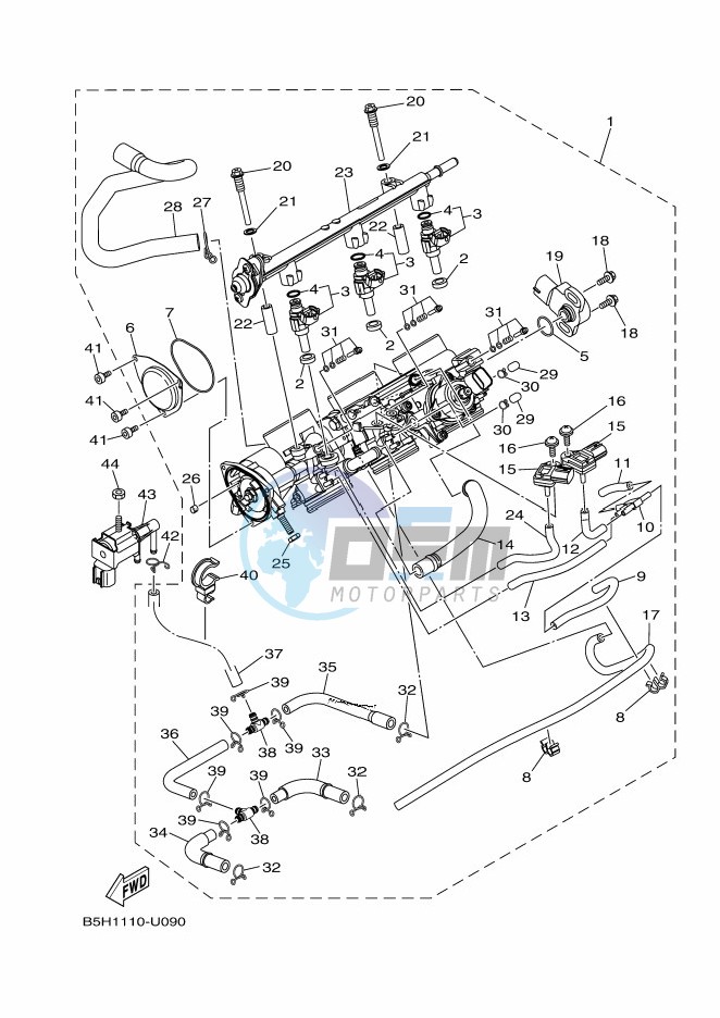 THROTTLE BODY ASSY 1