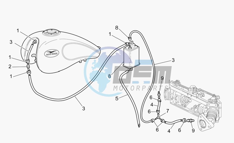 Fuel vapour recover system