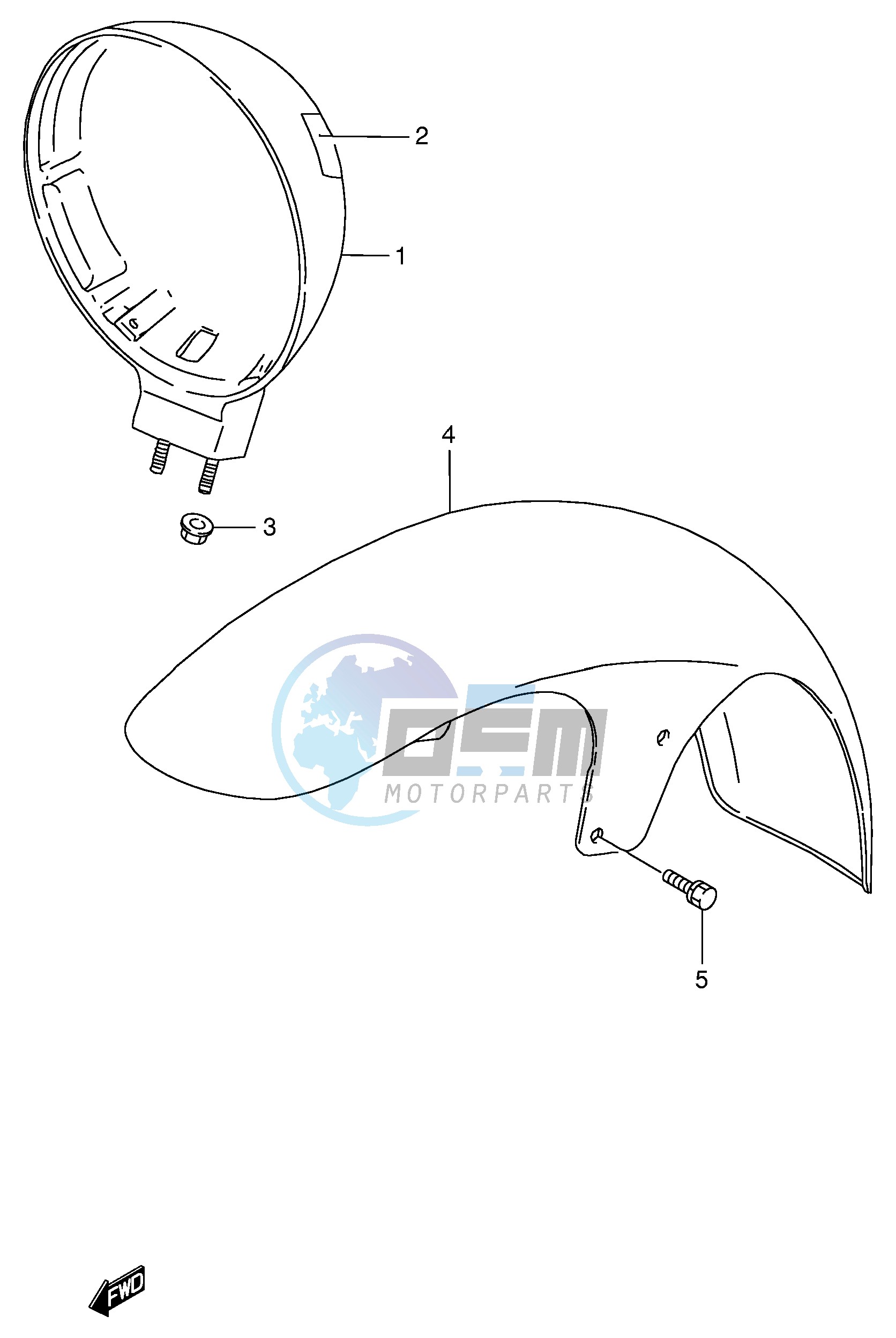 HEADLAMP HOUSING