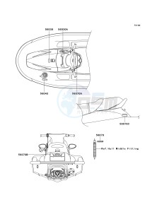 JT 900 E [900 STX] (E1-E2) [900 STX] drawing LABELS