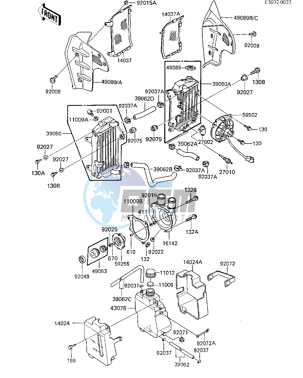 RADIATORS_FAN_COOLANT TANK_WATER PUMP