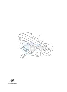 MT09 900 (1RC9) drawing TAILLIGHT