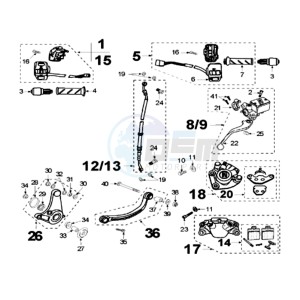 FIGHT LRMO drawing BRAKE CALIPER * HENG TONG*