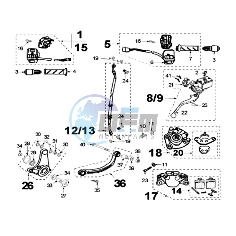 BRAKE CALIPER * HENG TONG*