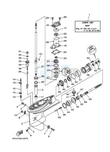 F30ELHD drawing LOWER-CASING-x-DRIVE-1