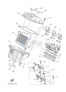 MT-09 TRACER MT09TRA TRACER 900 (2SCE) drawing INTAKE 2