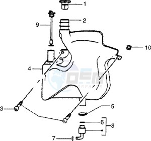 Zip 50 SP Euro 2 drawing Oil tank