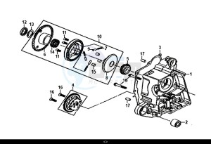 JET 14 (45 KM/H) (XC05W1-EU) (E4) (L8-M0) drawing R CRANK CASE-OIL PUMP ASSY