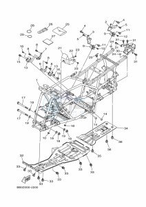 YFM450FWBD YFM45KPHK (BB5L) drawing FRAME