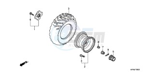 TRX420FPMB drawing REAR WHEEL