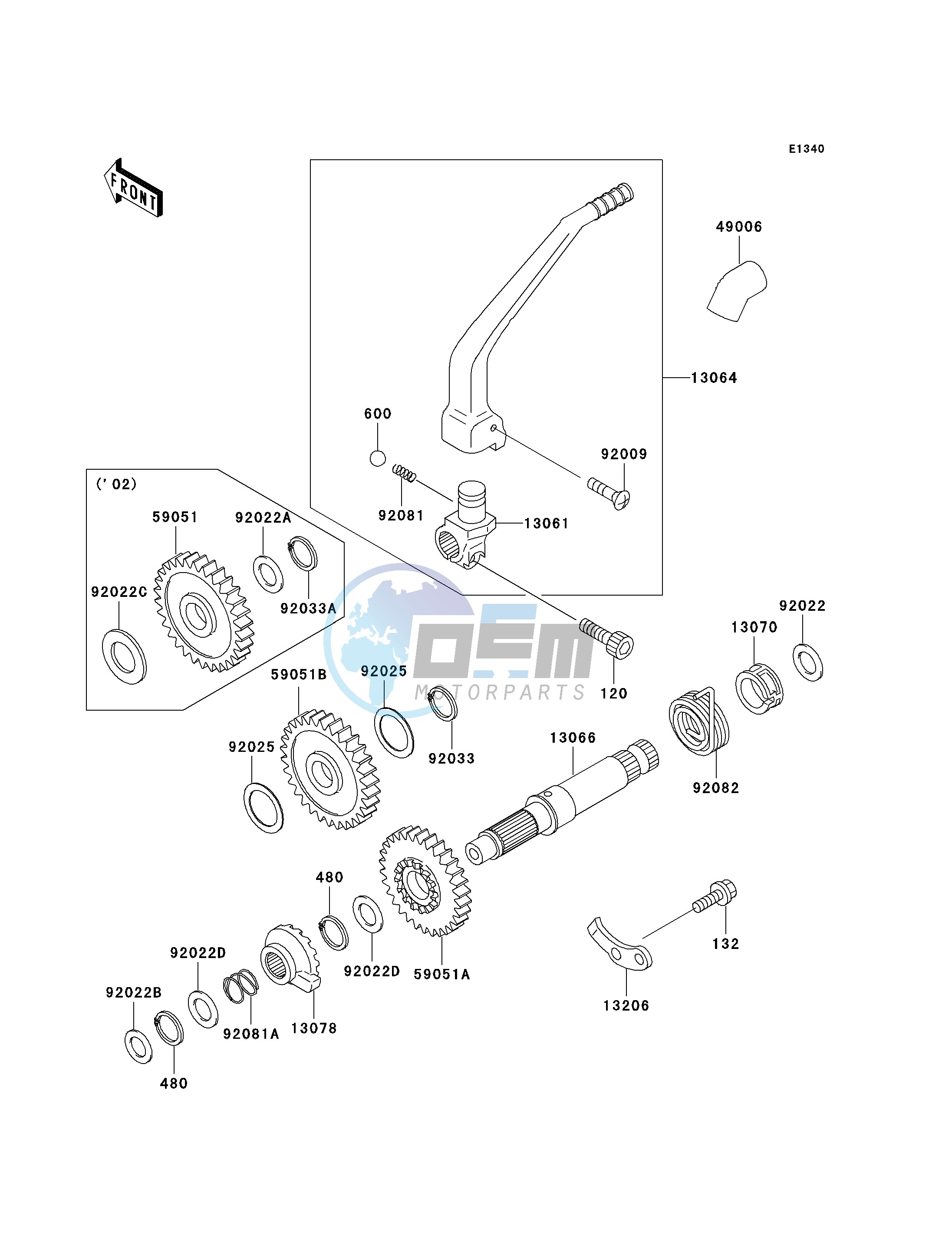 KICKSTARTER MECHANISM