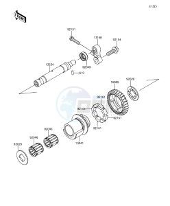 Z1000 ABS ZR1000GEFA FR GB XX (EU ME A(FRICA) drawing Balancer