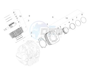 V9 Roamer 850 (APAC) drawing Cilinder-Zuiger