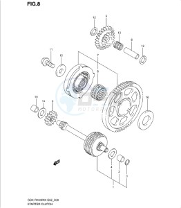 GSX-R1000 drawing STARTER CLUTCH