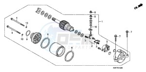 CBF125MD CBF125M UK - (E) drawing STARTING MOTOR