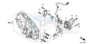 NC750DE Integra - NC750D Europe Direct - (ED) drawing LINEAR SOLENOID