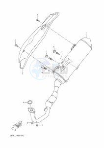 MWS125-A TRICITY 125 (BR7G) drawing REAR WHEEL