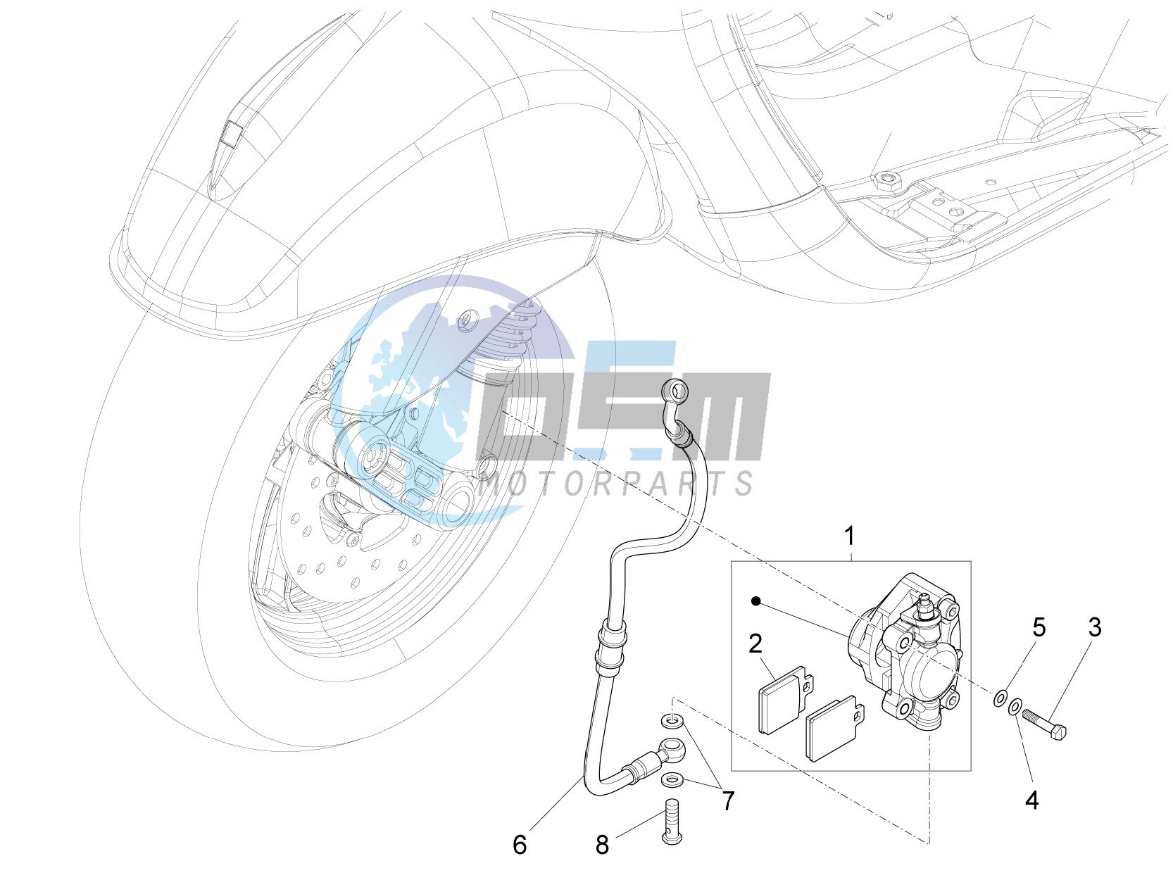 Brakes pipes - Calipers