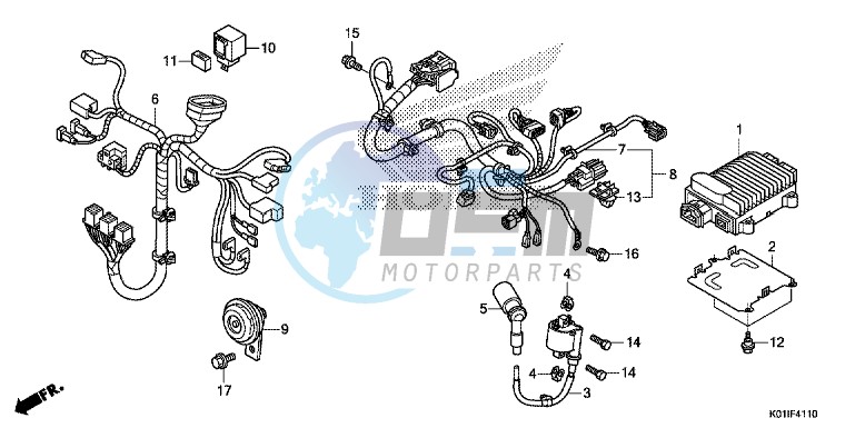 SUB HARNESS/IGNITION COIL