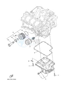 MTM850 MTM-850 XSR900 (B901) drawing OIL CLEANER