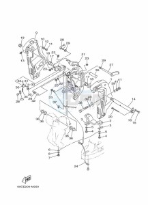 F100BETX drawing FRONT-FAIRING-BRACKET