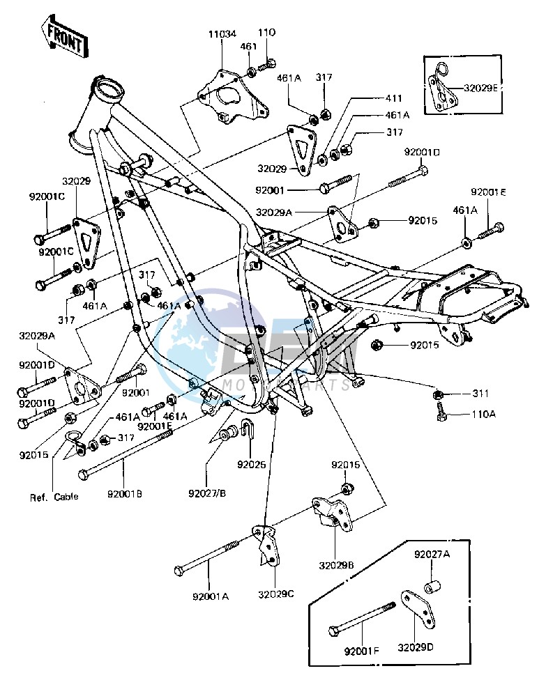 FRAME FITTINGS -- 81-83 D2_D3_D4_D5- -