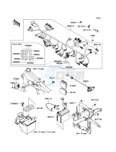 VN900 CLASSIC VN900BDFA GB XX (EU ME A(FRICA) drawing Chassis Electrical Equipment