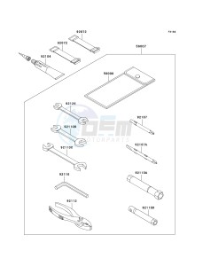 JT 1200 D [STX-12F] (D1-D1) D1 drawing OWNERS TOOLS