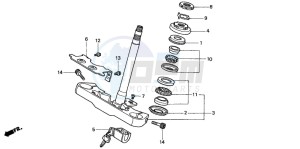 NV750C2 drawing STEERING STEM