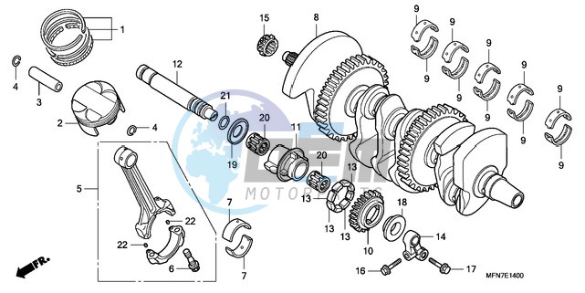 CRANKSHAFT/PISTON