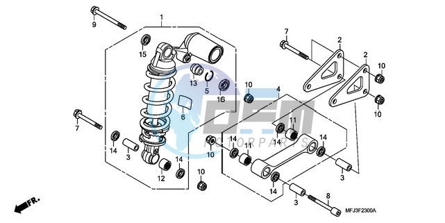 REAR CUSHION (CBR600RR)