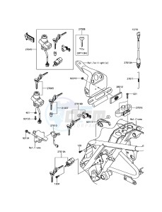 W800 EJ800AFF GB XX (EU ME A(FRICA) drawing Ignition Switch