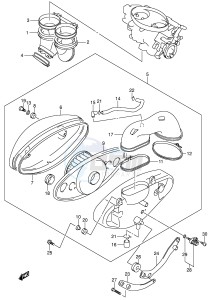 VL800 (E2) VOLUSIA drawing AIR CLEANER (MODEL K5)