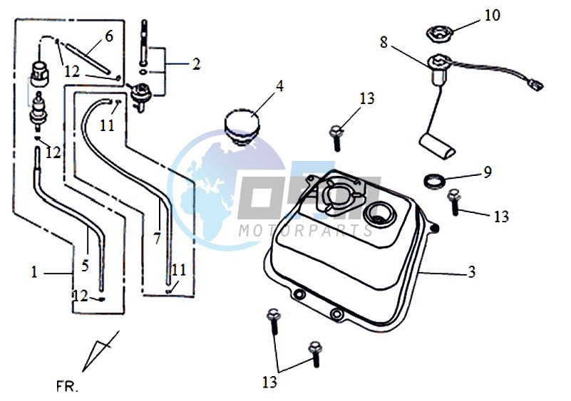 FUEL TANK - FUEL CUT