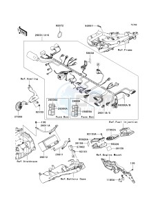 ZR 1000 B [Z1000 EUROPEAN] (B7F-B9F) 0B9F drawing CHASSIS ELECTRICAL EQUIPMENT